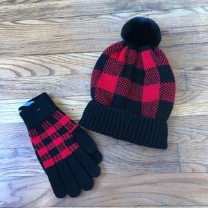 hat and glove set